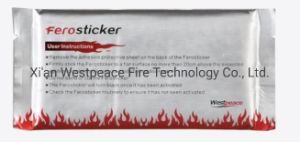 10x5 cm Brandsticker Selbstständige Feuerlöschvorrichtung mit 6 Jahren Lebensdauer